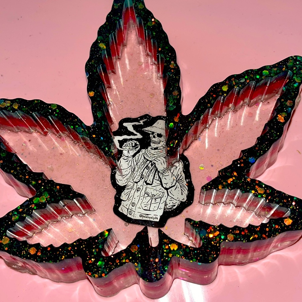 Resin art tray